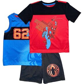 Marvel Spider-Man Toddler/Little Boys Tee-Shirt Short Set