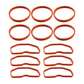 Upper & Lower Intake Manifold Gaskets Fit for Audi A7 A6 A8 S4 S5 Q5 Q7 SQ5 3.0T 2009-2019, Replacement 079129717B 079129717D 3.0T