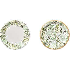 American Greetings Bridal Shower Party Supplies, 36-Count 9-Inch Dinner Plates and 36-Count 7-Inch Dessert Plates