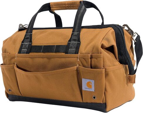 Carhartt Onsite Tool Bag, Durable Water-Resistant, Tool Storage Bag, Heavyweight, 16-Inch 30 Pocket, Carhartt Brown in Saudi Arabia
