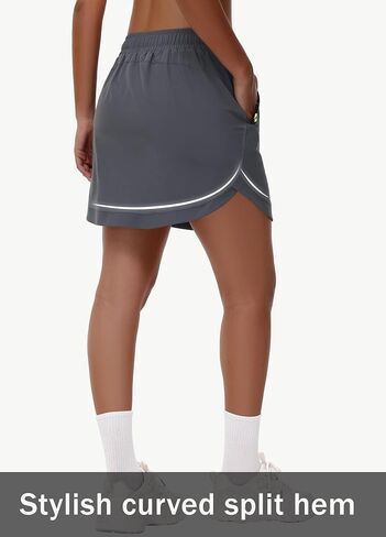 Women's Golf Skort Skirts Athletic - Tennis Skorts Quick Dry Lightweight Active Summer Trendy Dressy Casual Zip Pockets in Saudi Arabia