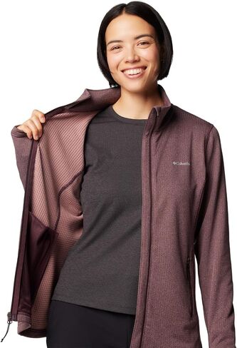 Columbia Women's Park View Grid Fleece Full Zip in Saudi Arabia
