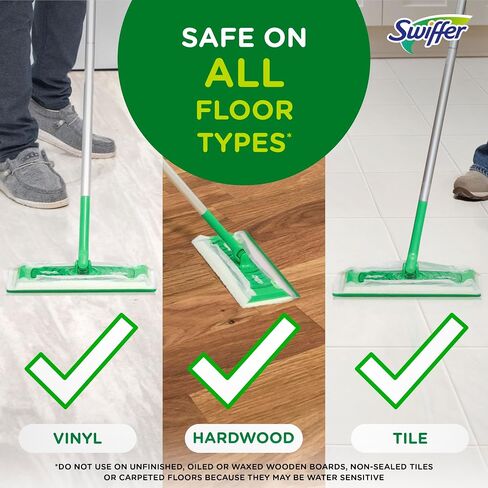 Swiffer Sweeper Wet Mopping Cloth Multi Surface Refills, Febreze Lavender Scent, 36 count (Pack of 2) in Kuwait