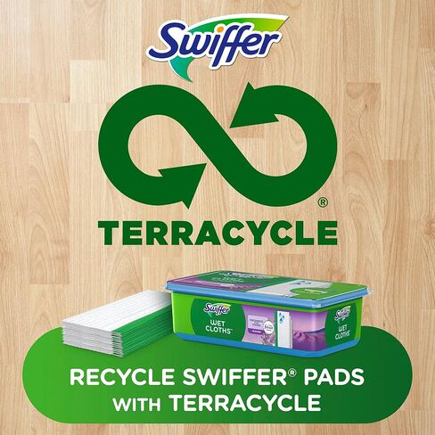 Swiffer Sweeper Wet Mopping Cloth Multi Surface Refills, Febreze Lavender Scent, 36 count (Pack of 2) in Kuwait