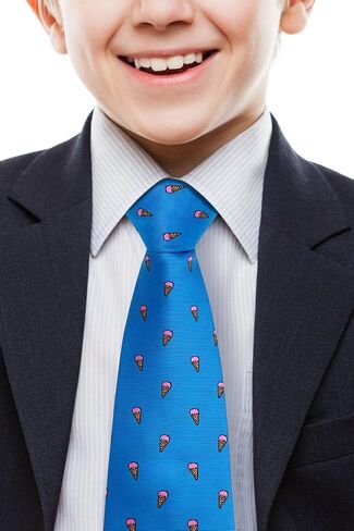 Retreez Novelty Food & Drink Boy's Tie | Kids Neckties | Boy's Tie - 8-10 years in Saudi Arabia