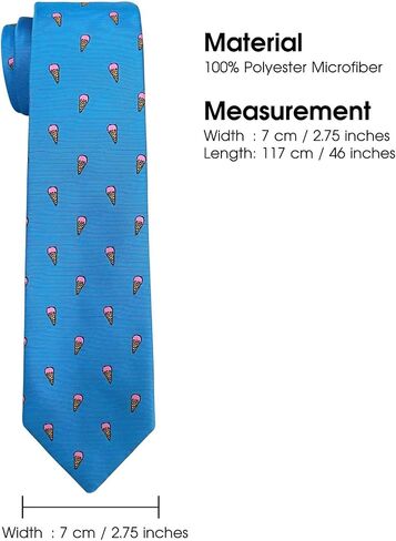 Retreez Novelty Food & Drink Boy's Tie | Kids Neckties | Boy's Tie - 8-10 years in Saudi Arabia