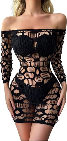 Women Fishnet Bodystocking Lingerie Sexy Footless Stockings Sleeveless Lace Bodysuit Halterneck One Piece Pantyhose in Saudi Arabia