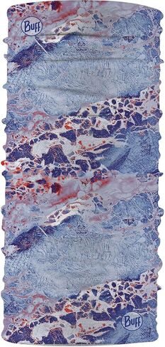 BUFF للجنسين - أغطية رأس CoolNet UV+ متعددة الوظائف، مقاس واحد، Realtree Wav3 أزرق أحمر in Kuwait