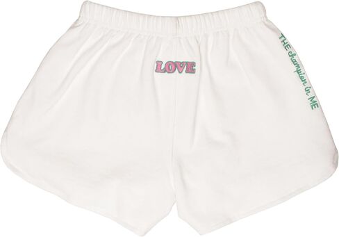iscream + Theme NYC Big Girls French Terry Applique and Embroidered Accent Gym Short Collection in Saudi Arabia