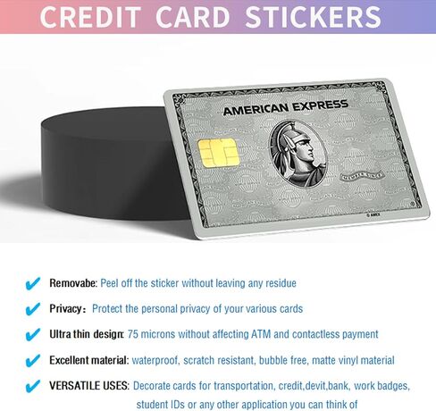 Mexican President Peso Card Stickers,Skin for Credit Debit Key Card 4 Pcs Covering Personalizing Bank Card |Removable, No Bubble, Slim, Waterproof 1000 Mexico Peso Card Cover (Color-I, 4 PSC) in Saudi Arabia