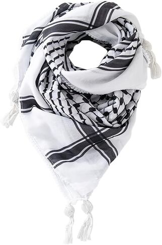 Palestine Scarf الاقصى Military Shemagh Tactical Desert Keffiyeh Authentic Cotton Head Neck Scarf Arab Wrap in Saudi Arabia