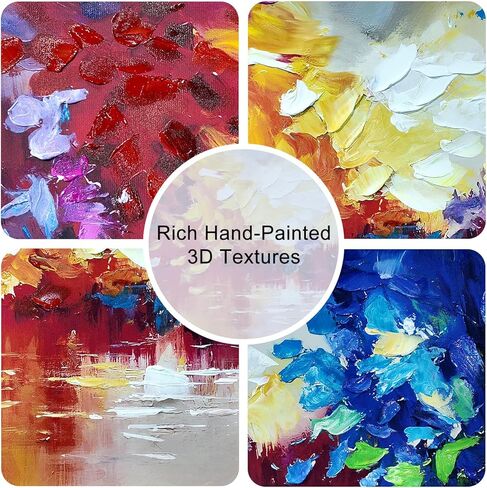 HOURIA مجردة مؤطرة قماش جدار الفن المطبوعات، 20 "X40" لوحة حائط مجردة مزخرفة، ديكور جدار تجريدي حديث محايد، عمل فني تجريدي كبير لغرفة المعيشة، غرفة النوم، المكتب، غرفة الطعام in Kuwait