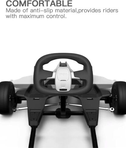 عجلة القيادة stio GoKart Pro متوافقة مع Ninebot من Segway Go Kart Kit Go Kart PRO Refit Smart Scooter عجلة القيادة البديلة GoKart Original Accessories (أسود) in Kuwait