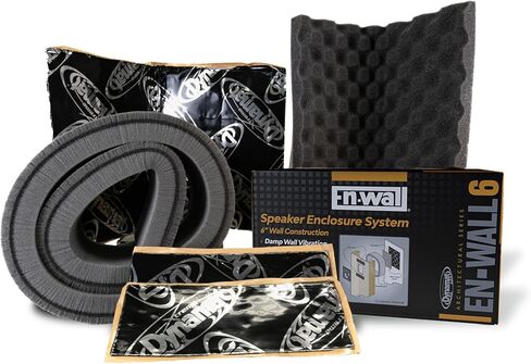 Dynamat En-Wall Speaker Enclosure System – Reduces Vibration & Projects Clearer Sound into Your Room – Easy Install – for 6 Inch Walls – Made in USA in Kuwait