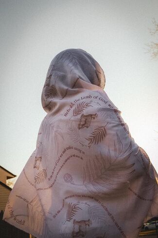 Hosanna Christian Gift for Women Scarf - Large, Lightweight Bible Verse Shawl, 35x70", Jesus's Love Prayer Shawl in Kuwait