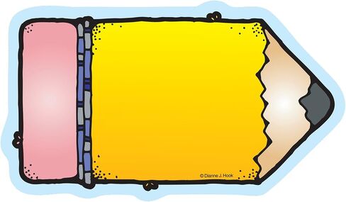 Carson Dellosa 36pc Chunky Pencil Bulletin Board Cutouts, Pencils Bulletin Board Decorations for Cubbies, Bulletin Board, Back to School Decorations, Locker Decor, Classroom Decor, School Supplies in Saudi Arabia