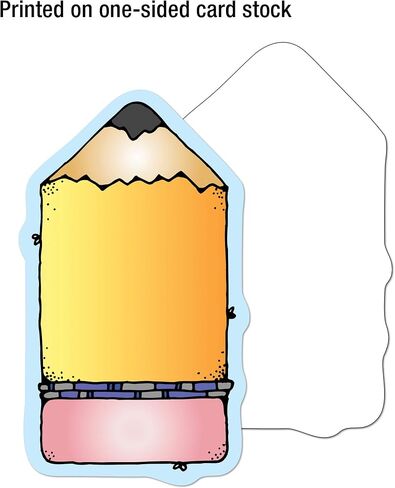 Carson Dellosa 36pc Chunky Pencil Bulletin Board Cutouts, Pencils Bulletin Board Decorations for Cubbies, Bulletin Board, Back to School Decorations, Locker Decor, Classroom Decor, School Supplies in Saudi Arabia