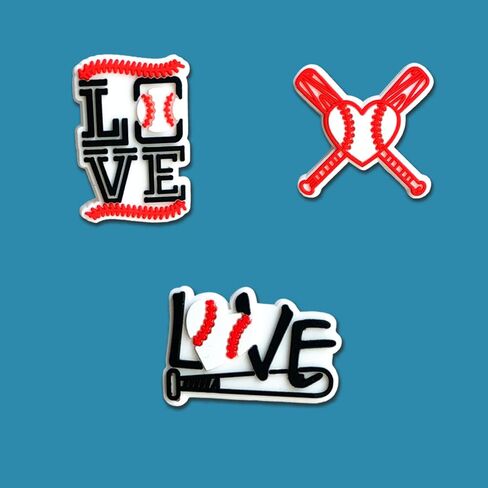 Sports Shoe Decoration Charms for Croc Clog, Softball Baseball Basketball Volleyball Soccer Swimming Cheerleading Gymnastics Charms Accessories for Adults in Saudi Arabia