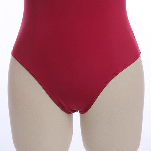 AFAVOM Dance Leotards for Women Short Sleeve Lace Ballet Leotards Mesh Lace Wrap V-backless Bodysuit Gymnastics Leotards Tops in Saudi Arabia