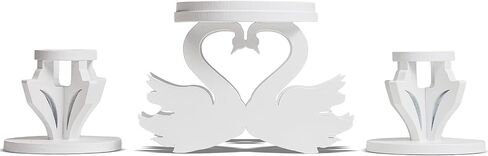 Wedding Swan Candle Holder Set - Wedding Unity Candle Holder Set Unity Candles - Marriage Unity Ceremony Rustic Unity Candle Holders for Weddings Set - Wedding Ceremony Stand - candelabro vela de boda in Saudi Arabia