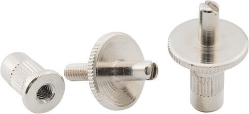 Musiclily Pro Metric Sized M4 Nashville Tune-o-matic Bridge Studs and Bushings for Epiphone Les Paul Style Guitar, Black (Set of 2) in Saudi Arabia