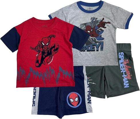 Marvel Spider-Man Toddler/Little Boys Tee-Shirt Short Set in Saudi Arabia