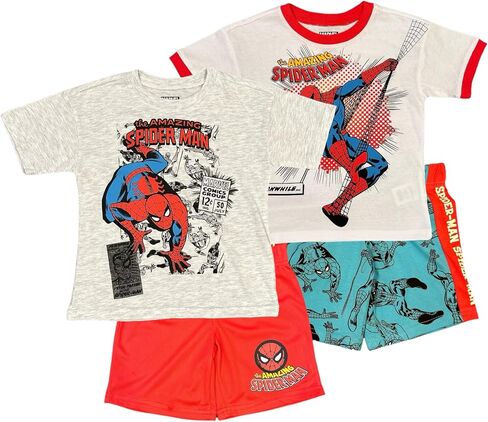 Marvel Spider-Man Toddler/Little Boys Tee-Shirt Short Set in Saudi Arabia
