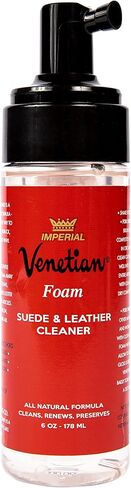 Venetian Foam Shoe Cleaner - 6 Oz Sneaker Cleaner Foam - Instant Sneaker Cleaner Spray - Multi-Purpose Foam Cleaner for Boots, Sneakers, and Shoes - Cleans & Protects- 6oz Made in USA in Kuwait