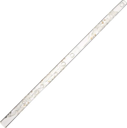 Hall Crystal Flute 21701 - فلوت زجاجي أوفست باللون G - زنبق أبيض in Kuwait
