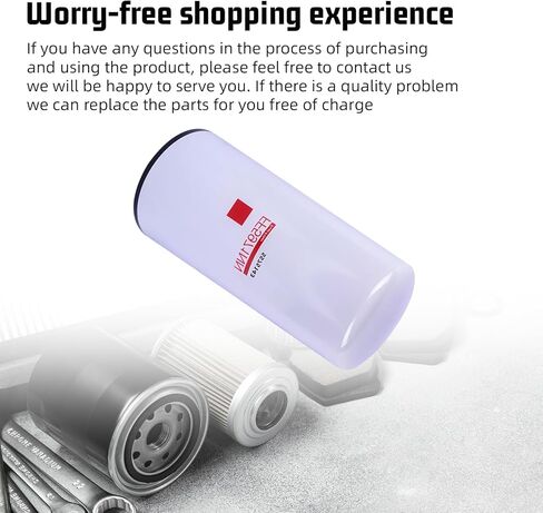 فلتر الوقود FF5971NN 5575143 متوافق مع الشاحنات عالية الدقة مع محرك الكمون X12 X15 14.9L (2020 فصاعدًا) FF5971-NN BF46248،6 عبوات in Kuwait