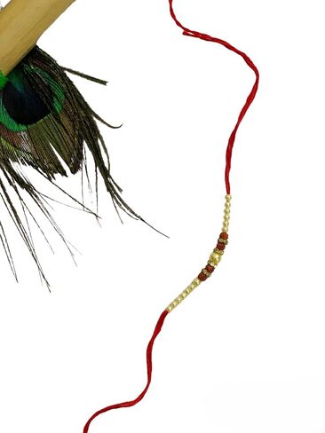 Rakhi Thread | Rakhee-Traditional Rakhi for Brother's/Bhai Rakhi designs on Rakkshabandhan | Raksha Bandhan! Find traditional and trendy styles that celebrate your bond | Pack of 12 Threads | Set of two Designs in Saudi Arabia