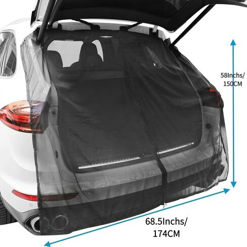 شاشة شبكية للباب الخلفي للسيارة، مظلة مغناطيسية للباب الخلفي للزجاج الأمامي للسيارة، شبكة شبكية مسامية للباب الخلفي للسيارة للحماية من الأشعة فوق البنفسجية والشمس وحماية الخصوصية والشفط المغناطيسي in Kuwait