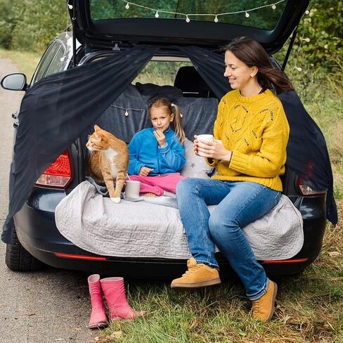 شاشة شبكية للباب الخلفي للسيارة، مظلة مغناطيسية للباب الخلفي للزجاج الأمامي للسيارة، شبكة شبكية مسامية للباب الخلفي للسيارة للحماية من الأشعة فوق البنفسجية والشمس وحماية الخصوصية والشفط المغناطيسي in Kuwait