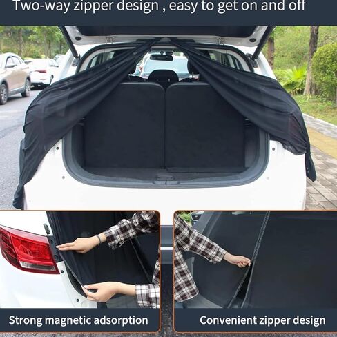 شاشة شبكية للباب الخلفي للسيارة، مظلة مغناطيسية للباب الخلفي للزجاج الأمامي للسيارة، شبكة شبكية مسامية للباب الخلفي للسيارة للحماية من الأشعة فوق البنفسجية والشمس وحماية الخصوصية والشفط المغناطيسي in Kuwait