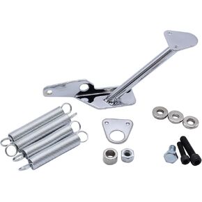 Throttle Return Spring Kit Chrome Fits for Holley 2300 2305 4150 4160 4BBL SBC BBC Chevy
