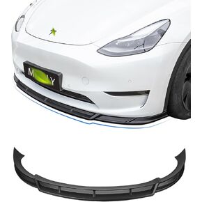 Front Spoiler Lip for Tesla Model Y, Matte Black OEM Bumper Guard Protection for Tesla Model Y Exterior Accessories
