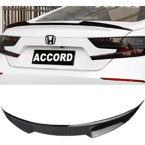 Trunk Lid Rear Spoiler for Honda Accord 2018 19 20 21 22 2023 4 Door Sedan 10th Gen -JDM Akasaka Style Trunk Spoiler Wing
