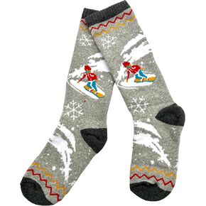 Kids Ski Snowboard Socks Thermal Winter Socks for Girls Boys