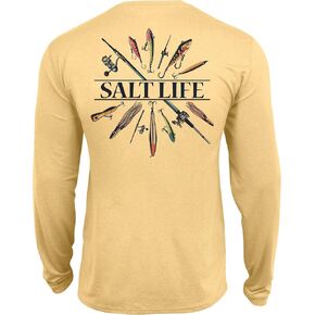 Salt Life Girls' Lure Me in Youth Long Sleeve Performance Fit Shirt