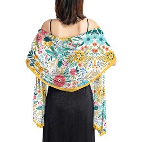 Shawls Wraps Soft Chiffon Scarf Large Scarves for Evening Dress Wedding Bridal for Women Gifts