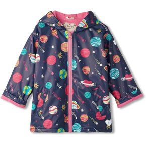 Hatley Boys' Interstellar Zip-up Rain Jacket (Toddler/Little Big Kid)
