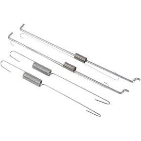 Qiilu Duokon gx160 Spring Kit, 2 Sets Metal Throttle Return Spring Speed Control Governor Link Rod for GX140 GX160 GX200
