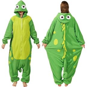 Adult lizard Costume Onesie Pajamas lizard Onesie Animal Halloween Christmas Cosplay Animal Onesie Pajamas
