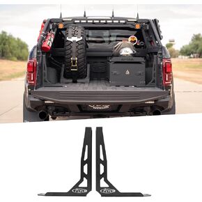Bed Channel Stiffeners for The 2015-2020 Ford F-150 & 2017-2020 Ford F-150 Raptor | Reinforces Truck Bed | Accessory Mount Provisions on Top of Bracket | Made in The USA | Addictive Desert Designs