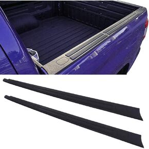 cciyu Bed Rail Cover Side Rail Top Molding Set 66248-0C090 66249-0C090 Compatible With 2014-2018 For Toyota For Tundra Truck Bed Rail Caps,Matte Black