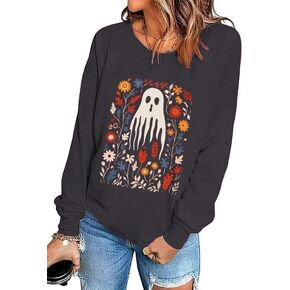Halloween 1692 They Missed One Long Sleeve Halloween for Women Shirt Funny Long Sleeve Novelty Casual Gift Pullover