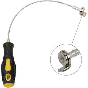Oil Drain Plug Removal Tool Strong Magnetic Oil Drain Plug Remover Universal Anti Scald Oil Filter Removal Tool 13 Inch Magnetic Oil Drain Plug Tool Flexible Oil Plug Removal Tool with Powerful Magnet