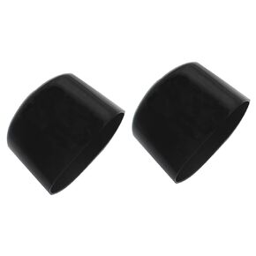 2 Pcs Bearing Bars Cover 1.98 Inch Rubber Caps Dust Covers Trailer Wheel Hub Dust Covers Replacement Bearing Protector (Black)