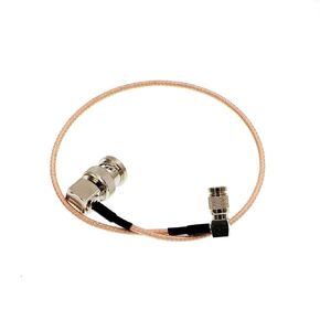 Right Angle DIN 1.0/2.3 Mini BNC to RG179 Right Angle BNC Coaxial Cable Video Cable for Blackmagic HyperDeck Shuttle 75ohm