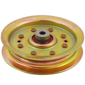 Heavy-Duty Flat Idler Pulley Compatible with Cub Cadet 956-04129 956-04129C 756-04129B 756-04129C MTD 753-08171 756-04129B 756-04129C 956-04129 956-04129C Fits 38" 42" 46" 54" Decks - (2-Pack)